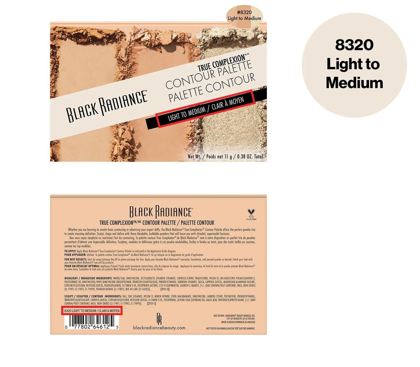 (2 Pack) True Complexion Contour Palette Makeup - Light to Medium