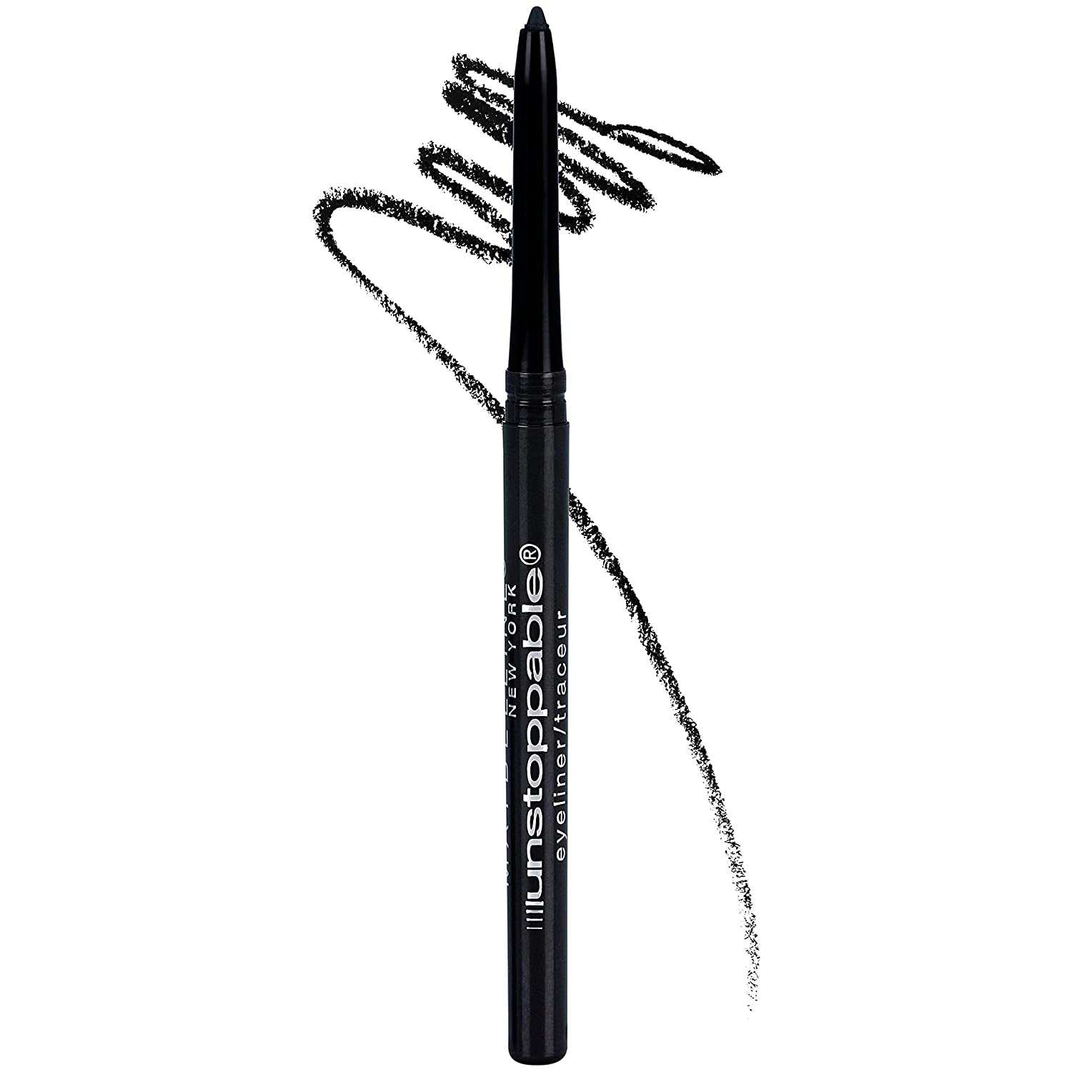 Unstoppable Waterproof Mechanical Black Eyeliner Pencil, Easy to Apply, Smooth Glide, up to 24 Hour Wear, Onyx