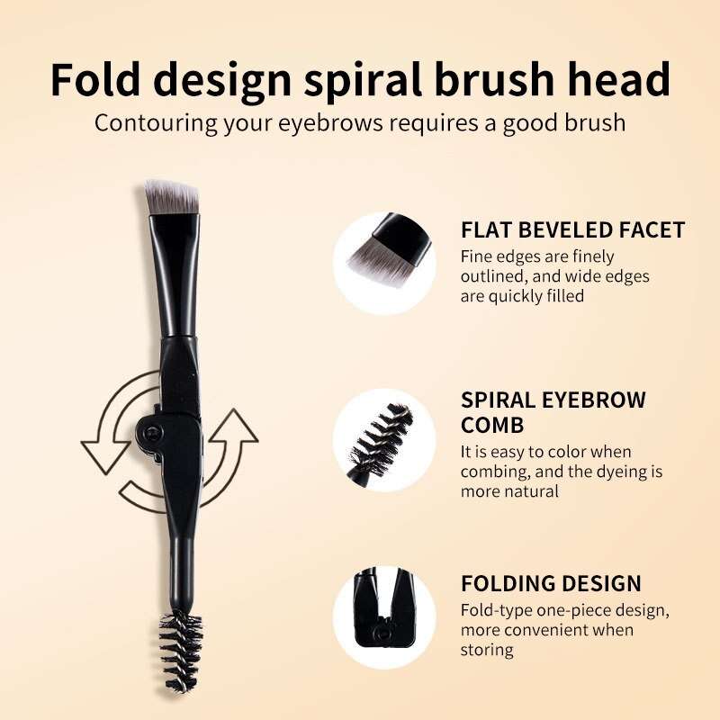 Two-Color Air Cushion Eyebrow Powder – Waterproof, Sweat-Proof Long-Lasting Brow Cream for Natural Definition and All-Day Hold