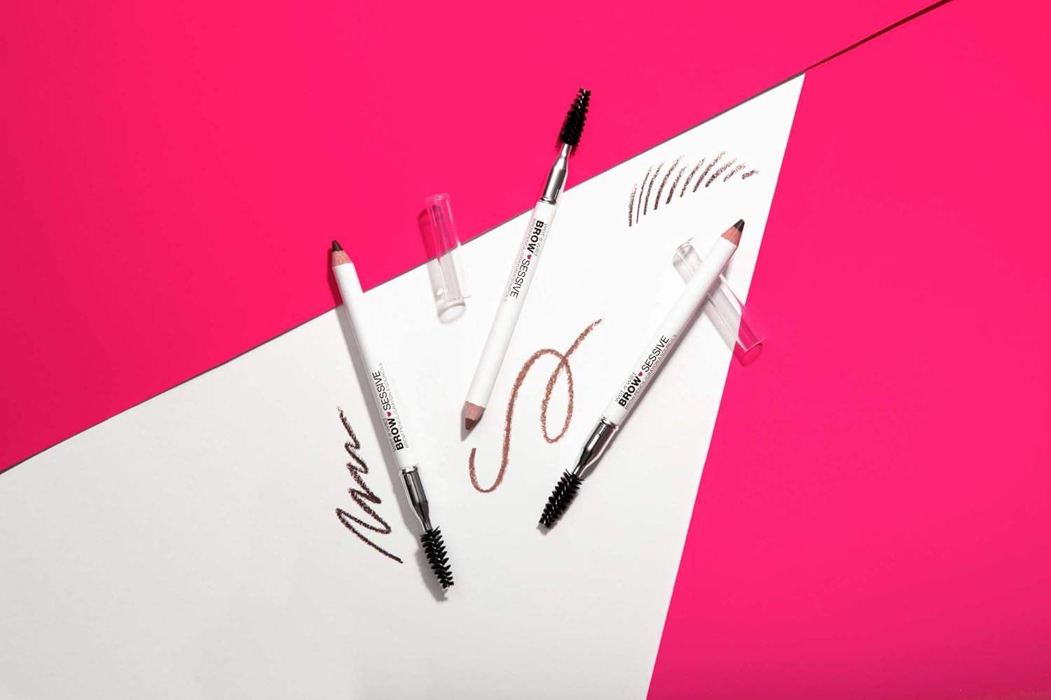 Brow-Sessive Brow Pencil, Ultra-Precise Dual Ended Spoolie Brush for Perfect Buidlable Blendable Shaping, Natural Lasting Shades for Every Brow, Cruelty-Free & Vegan - Taupe(Packaged)