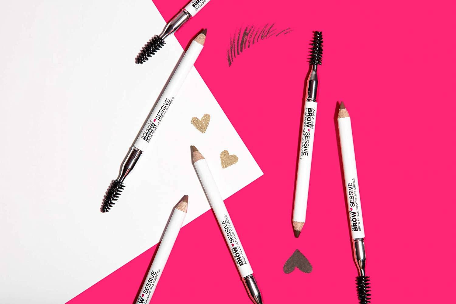 Brow-Sessive Brow Pencil, Ultra-Precise Dual Ended Spoolie Brush for Perfect Buidlable Blendable Shaping, Natural Lasting Shades for Every Brow, Cruelty-Free & Vegan - Taupe(Packaged)