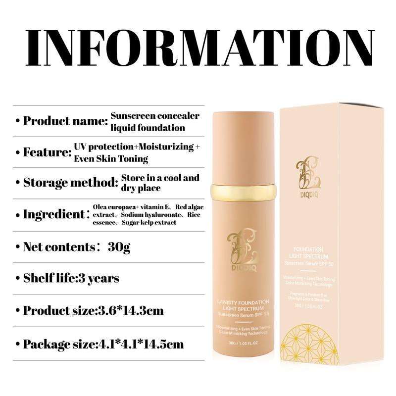 SPF 50+ 4-in-1 Full Coverage Foundation