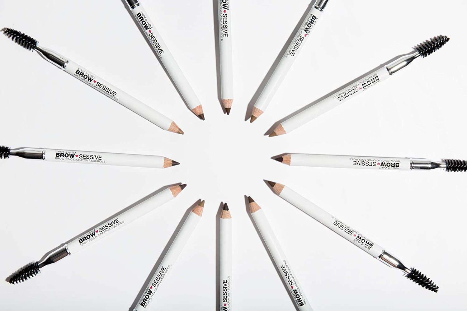Brow-Sessive Brow Pencil, Ultra-Precise Dual Ended Spoolie Brush for Perfect Buidlable Blendable Shaping, Natural Lasting Shades for Every Brow, Cruelty-Free & Vegan - Taupe(Packaged)