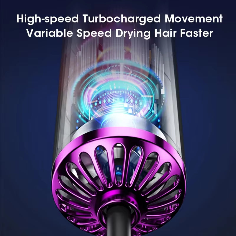 5 in 1 Hair Dryer Brush Hot Air Brush & Volumizer Styler Set with Interchangeable Brush Head Negative Ionic Blow Dryer