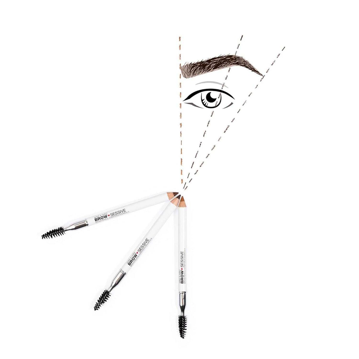 Brow-Sessive Brow Pencil, Ultra-Precise Dual Ended Spoolie Brush for Perfect Buidlable Blendable Shaping, Natural Lasting Shades for Every Brow, Cruelty-Free & Vegan - Taupe(Packaged)
